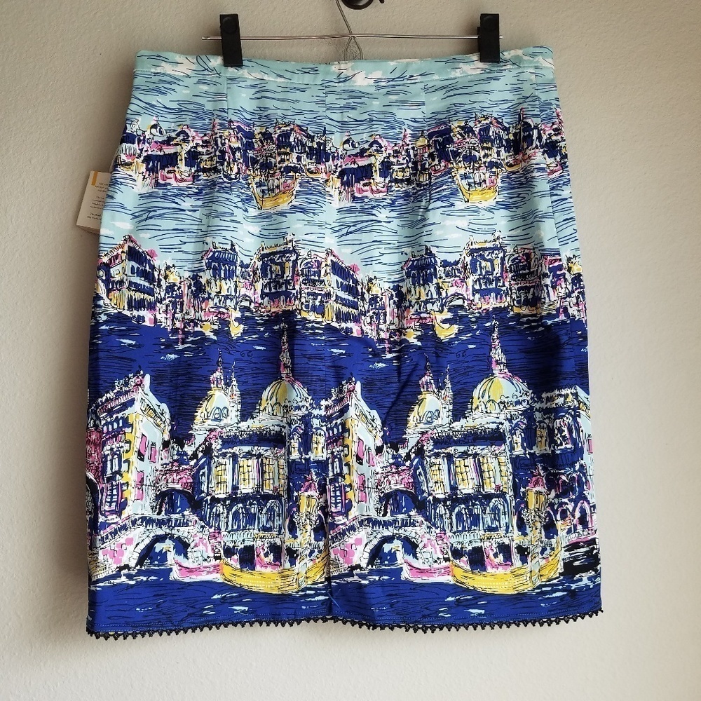 Elevenses Sightseer Pencil Skirt size 16 NWT - Picture 3 of 5